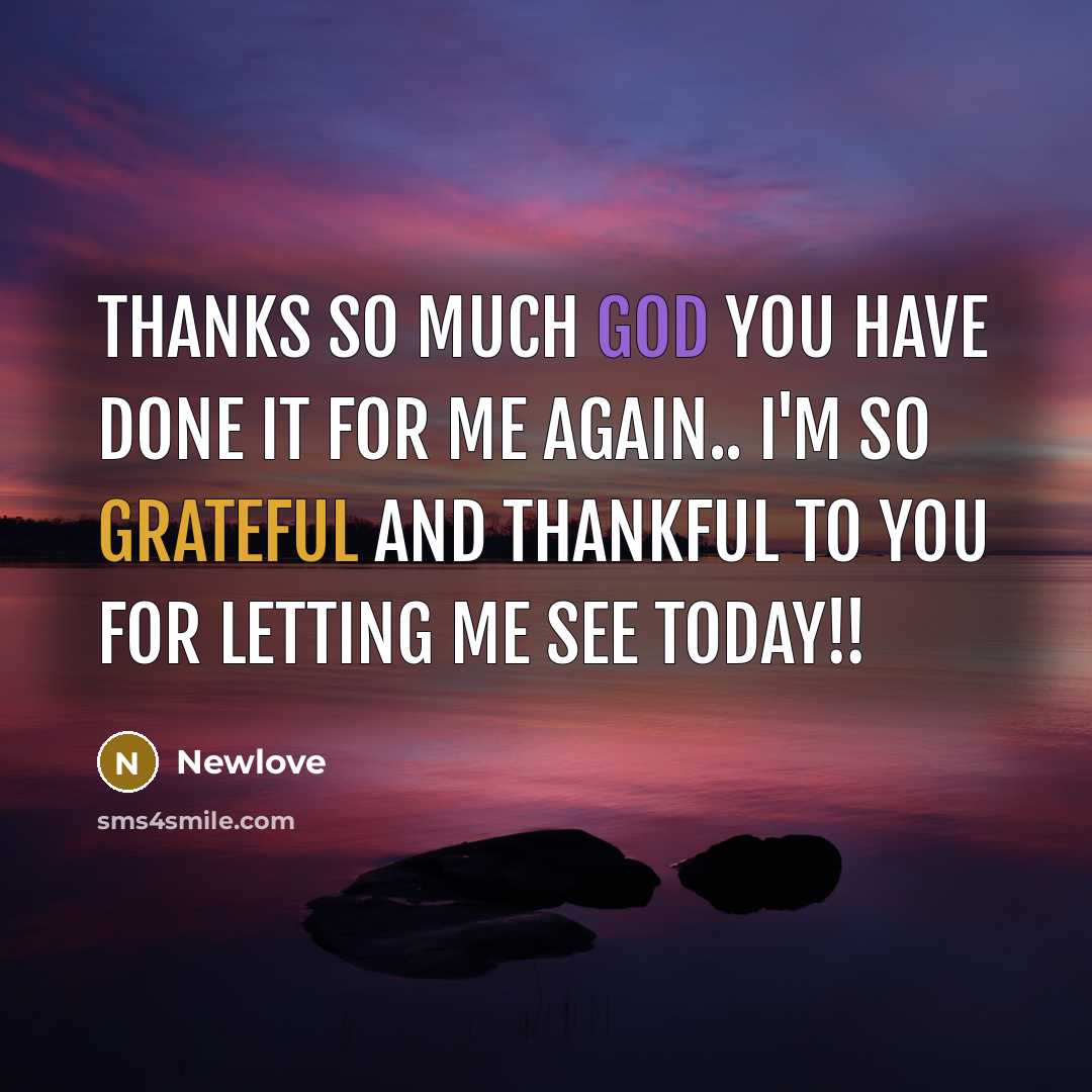 “THANKS SO MUCH GOD YOU HAVE DONE IT FOR ME…” quote by Newlove