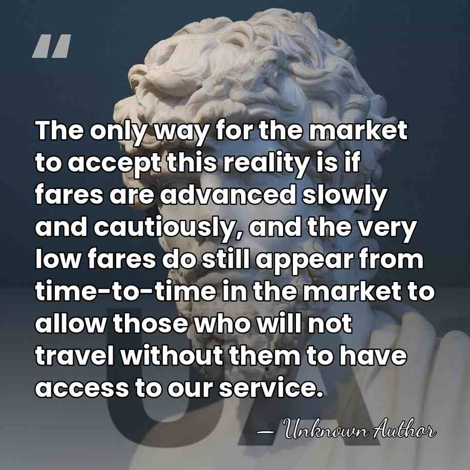 The only way for the market to accept this reality is if&hellip; - Unknown Author