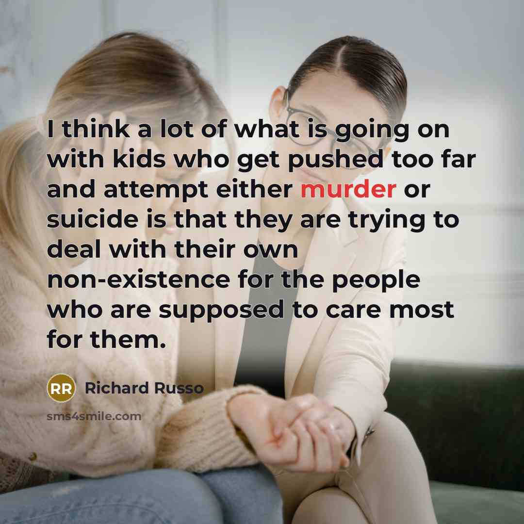 “I think a lot of what is going on with…” quote by Richard Russo
