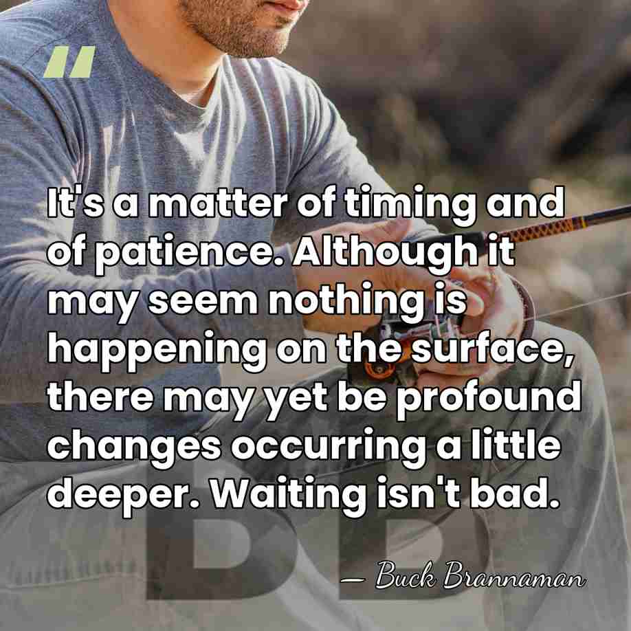 It's a matter of timing and of patience. Although it may seem&hellip; - Buck Brannaman