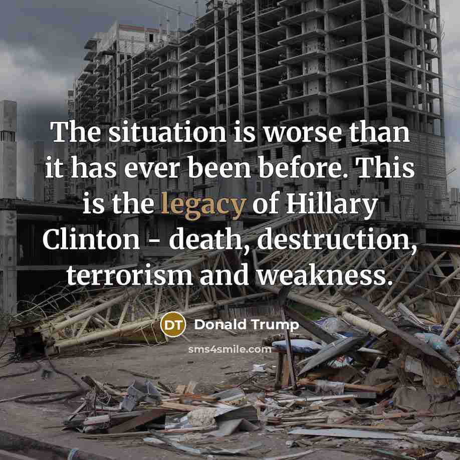 “The situation is worse than it has ever been before.…” quote by Donald Trump