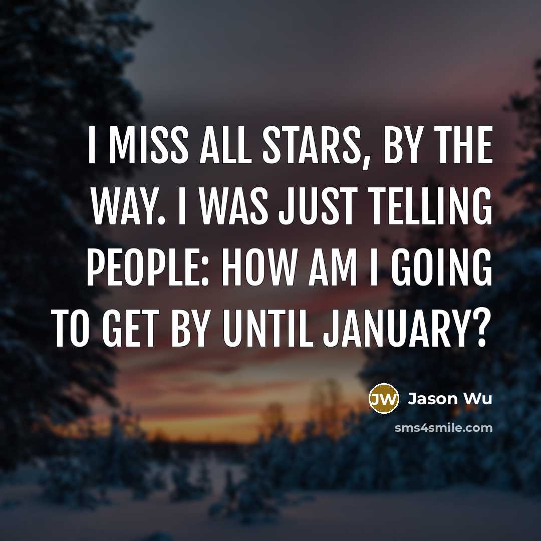 “I miss All Stars, by the way. I was just…” quote by Jason Wu
