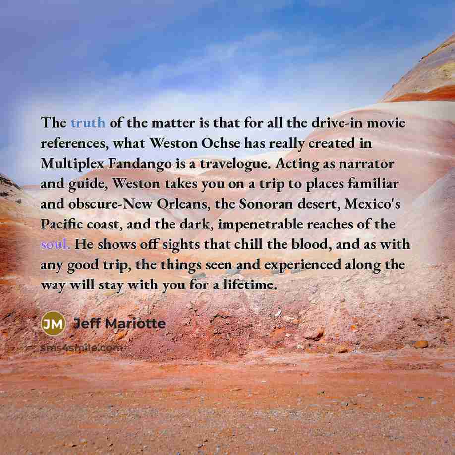 “The truth of the matter is that for all the…” quote by Jeff Mariotte