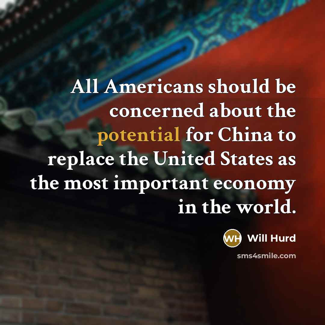“All Americans should be concerned about the potential for China…” quote by Will Hurd