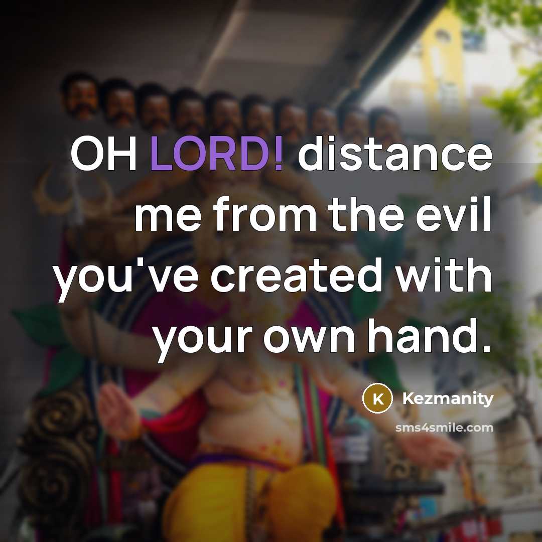 “OH LORD! distance me from the evil you've created with…” quote by Kezmanity