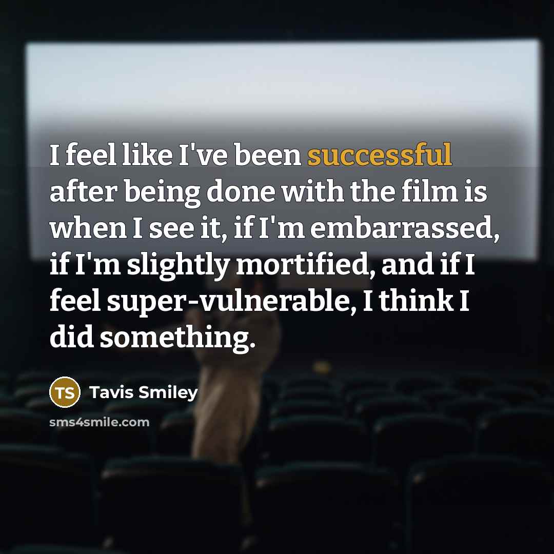 “I feel like I've been successful after being done with…” quote by Tavis Smiley