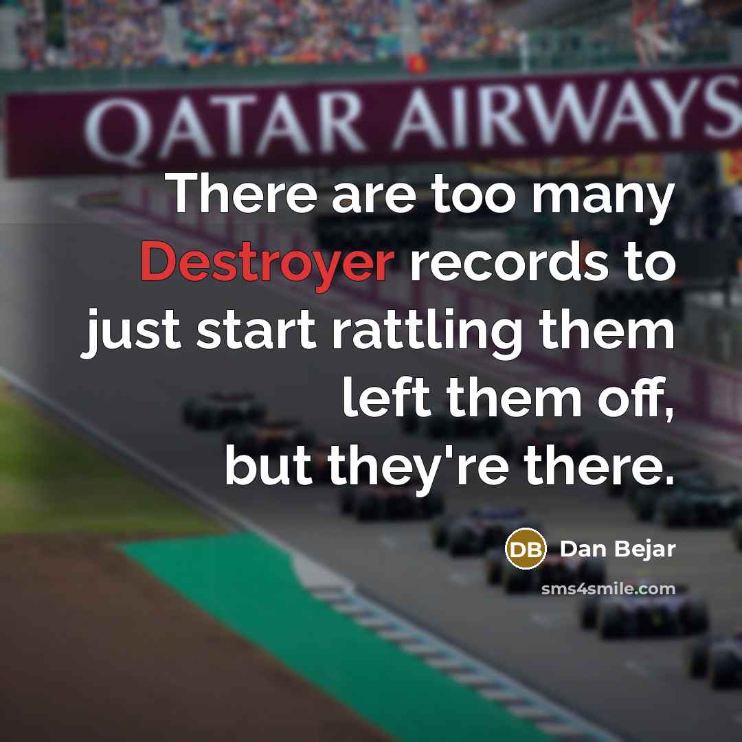 “There are too many Destroyer records to just start rattling them left them off, but they're there.” quote by Dan Bejar