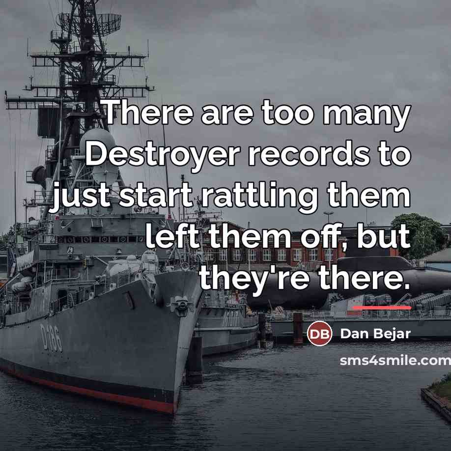 “There are too many Destroyer records to just start rattling…” quote by Dan Bejar