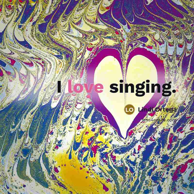“I love singing.…” quote by Lindi Ortega