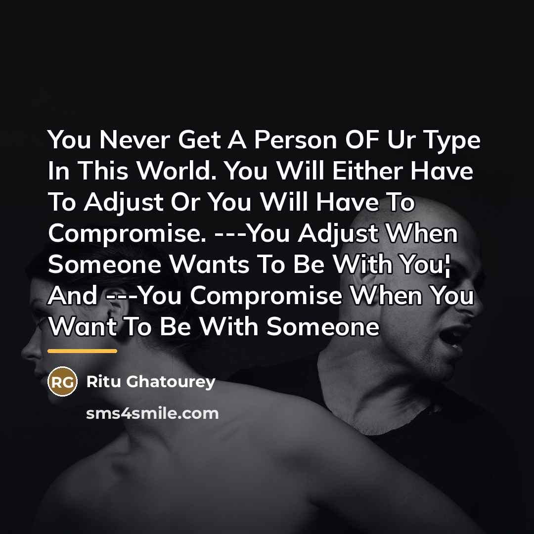 “You Never Get A Person OF Ur Type In This…” quote by Ritu Ghatourey