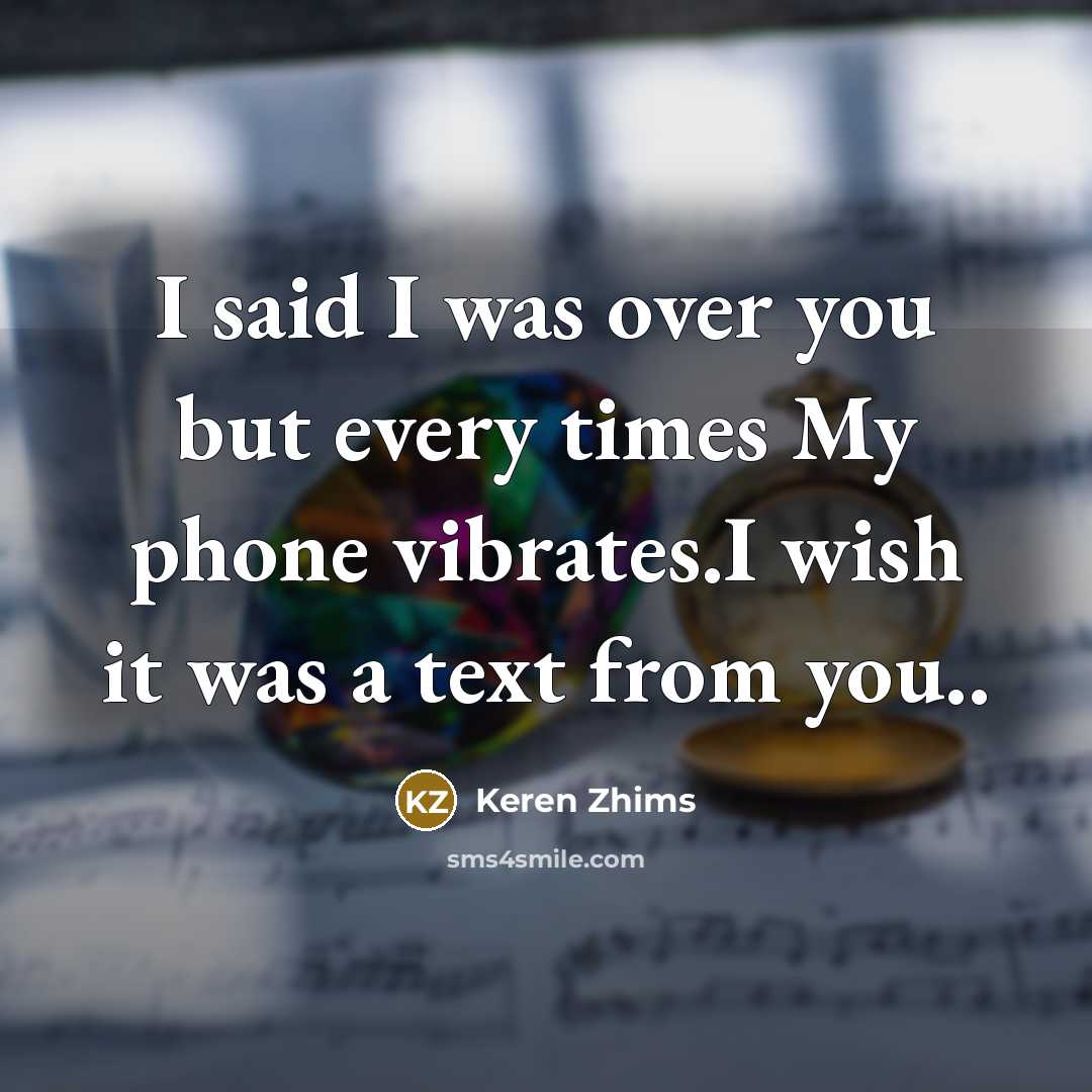 “I said I was over you but every times My…” quote by Keren Zhims