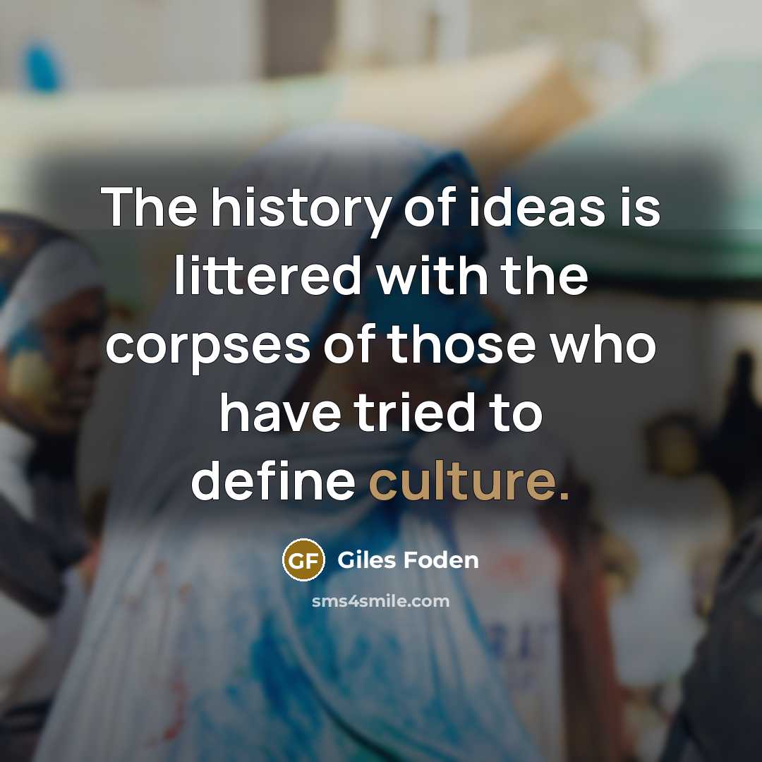 “The history of ideas is littered with the corpses of…” quote by Giles Foden