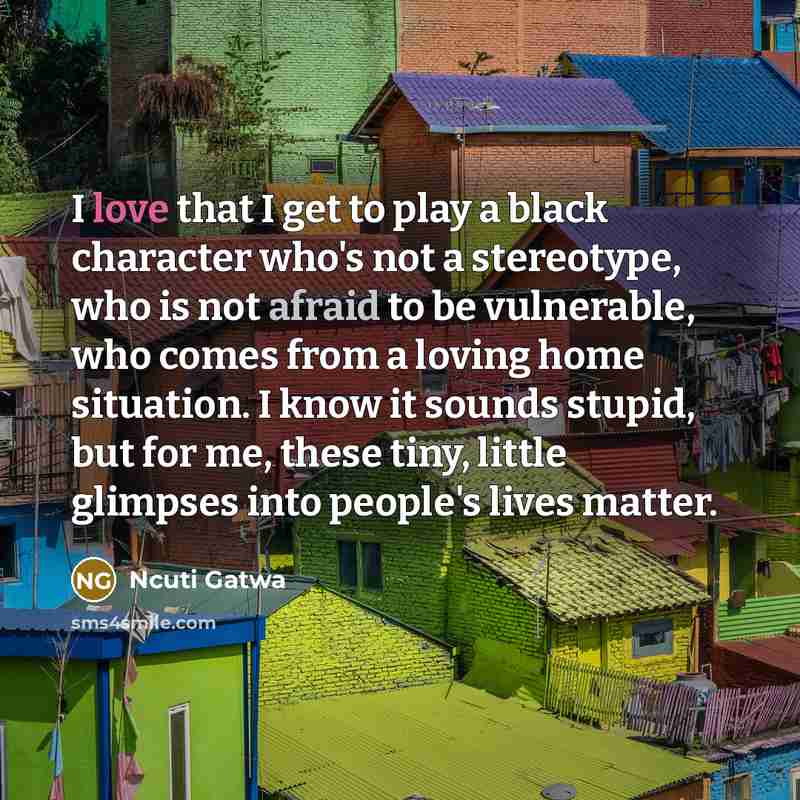 “I love that I get to play a black character…” quote by Ncuti Gatwa