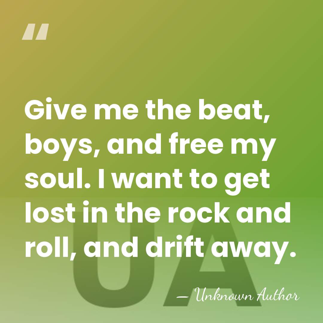Give me the beat, boys, and free my soul. I want to&hellip; - Dobie Gray
