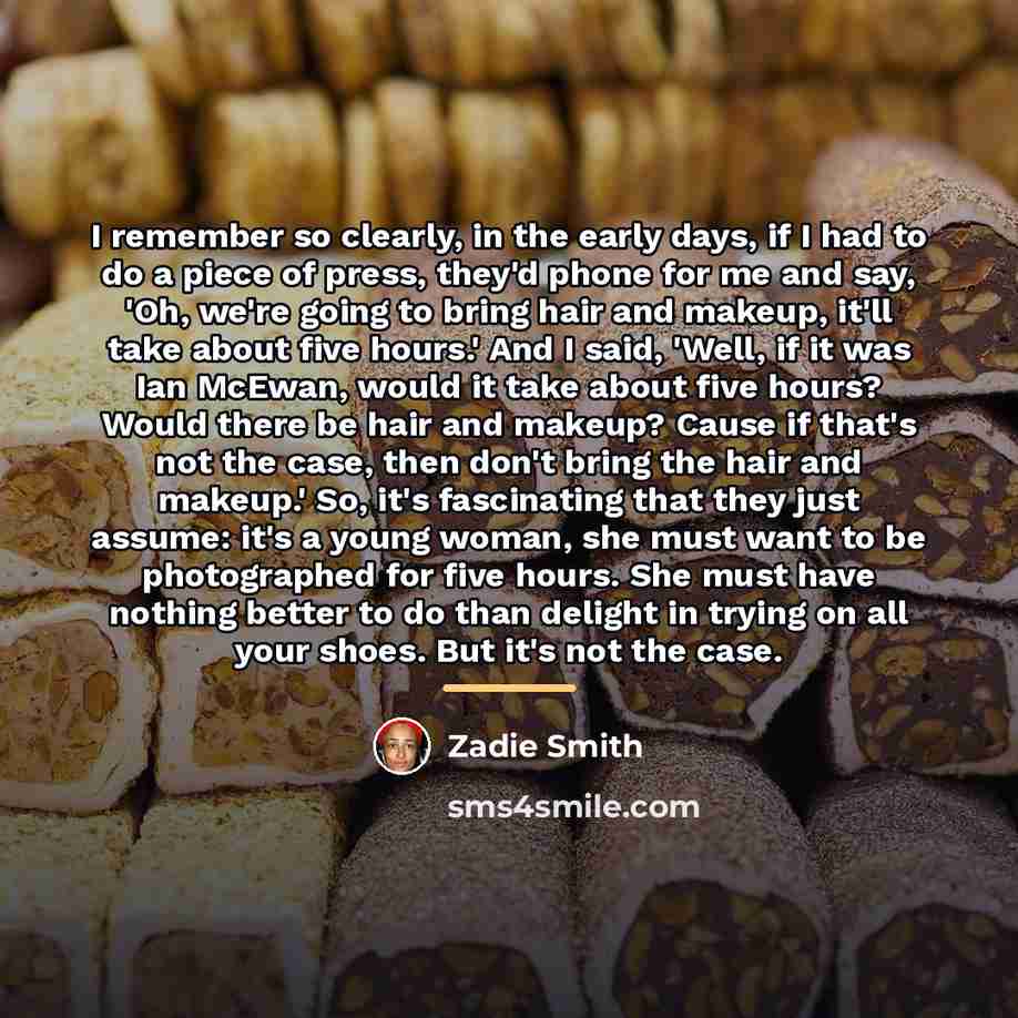 “I remember so clearly, in the early days, if I…” quote by Zadie Smith
