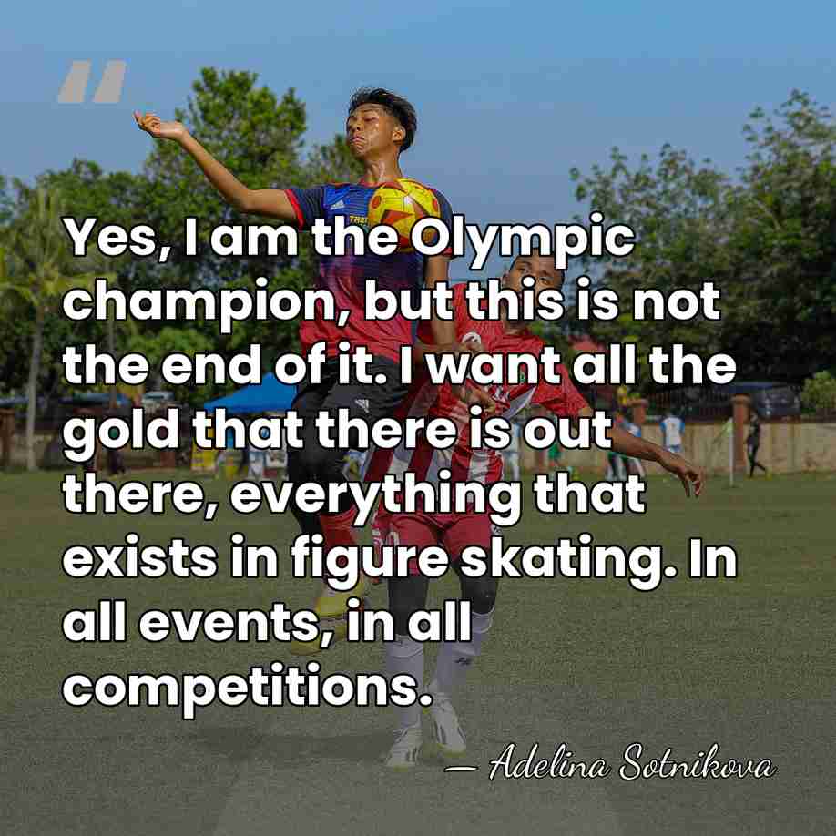 Yes, I am the Olympic champion, but this is not the end&hellip; - Adelina Sotnikova