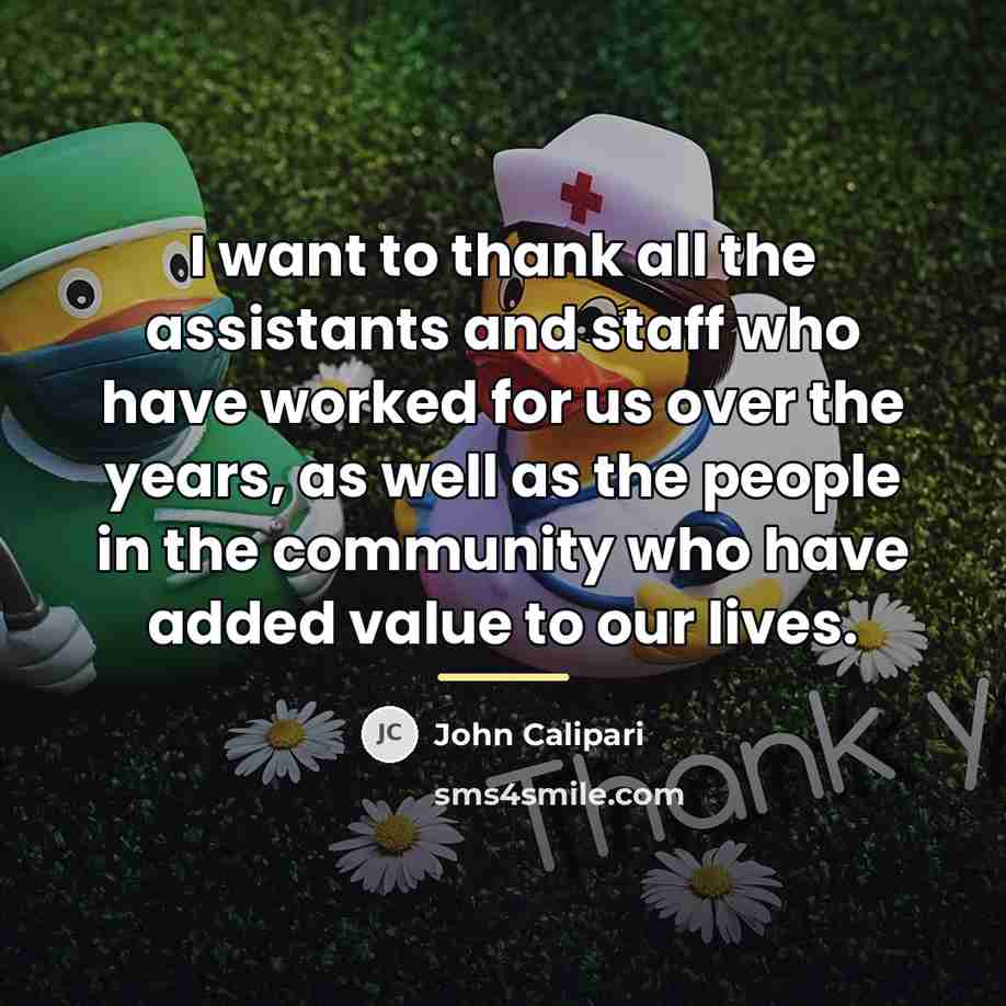“I want to thank all the assistants and staff who…” quote by John Calipari