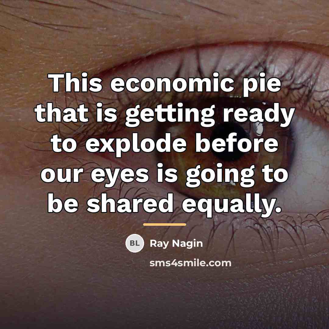 “This economic pie that is getting ready to explode before…” quote by Ray Nagin