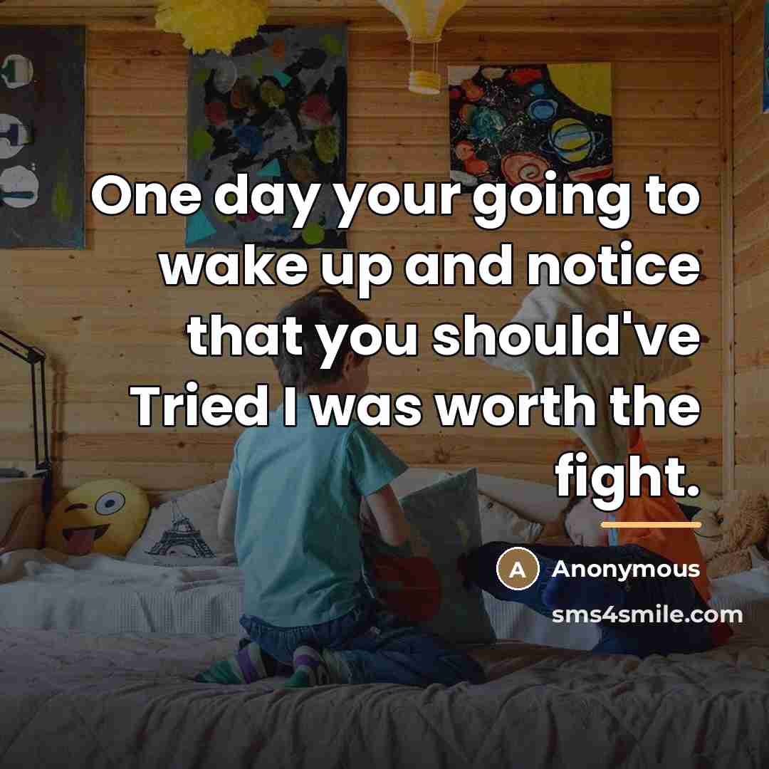 “One day your going to wake up and notice that…” quote by Anonymous