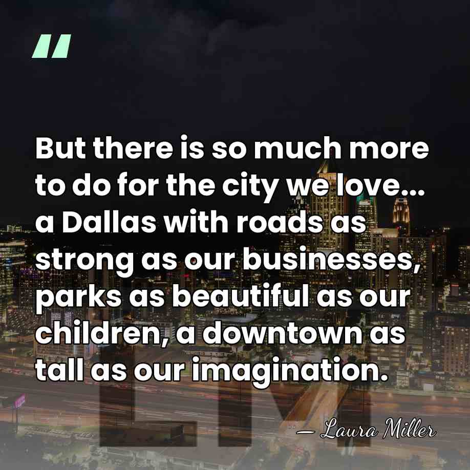 But there is so much more to do for the city we&hellip; - Laura Miller