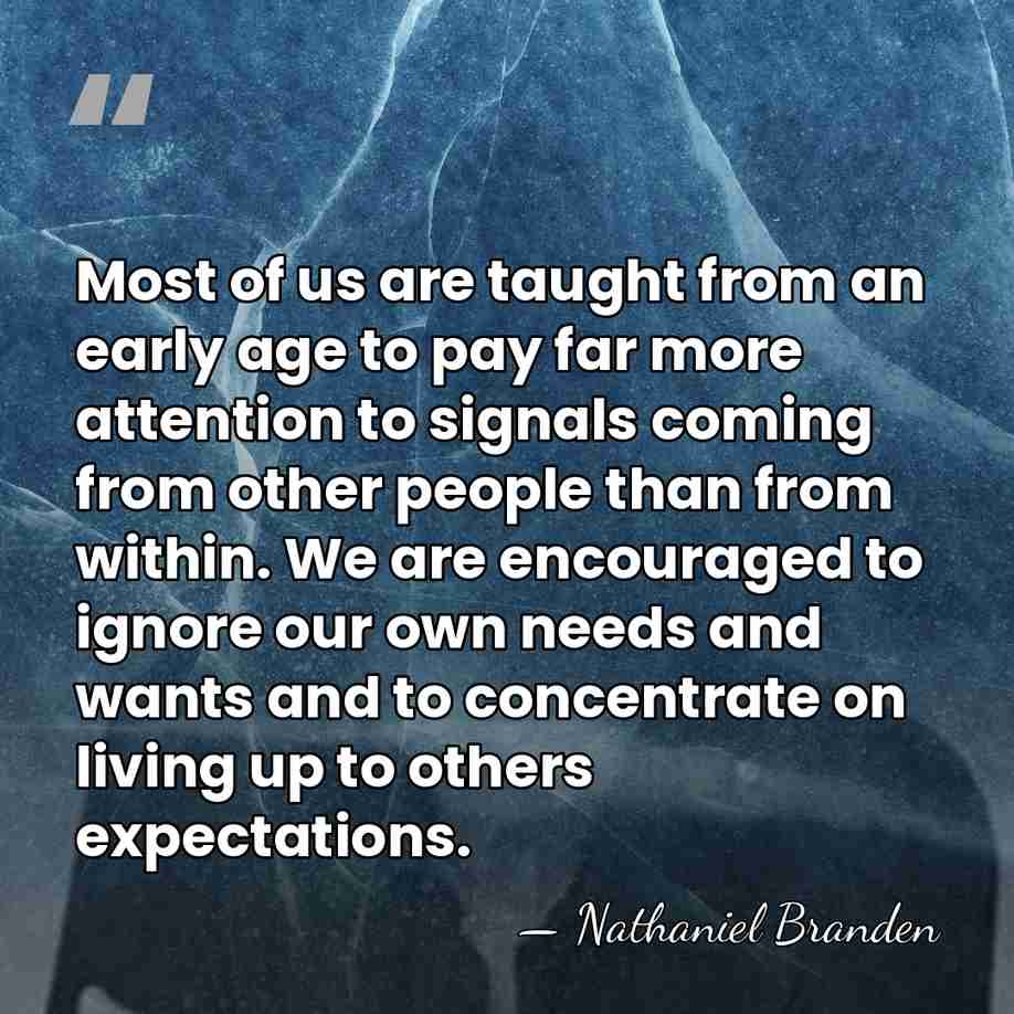 Most of us are taught from an early age to pay far&hellip; - Nathaniel Branden