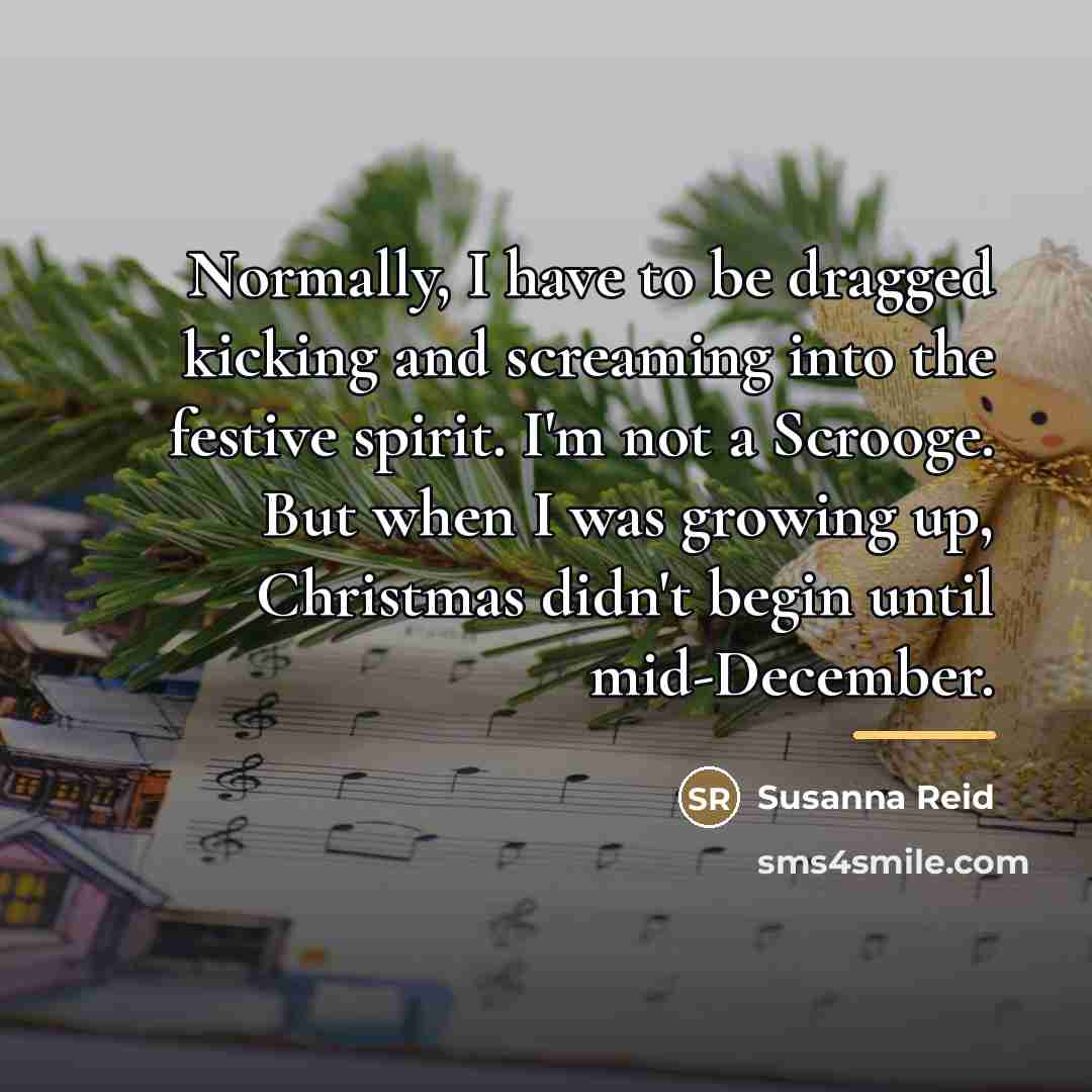 “Normally, I have to be dragged kicking and screaming into…” quote by Susanna Reid