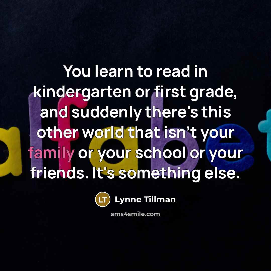“You learn to read in kindergarten or first grade, and…” quote by Lynne Tillman