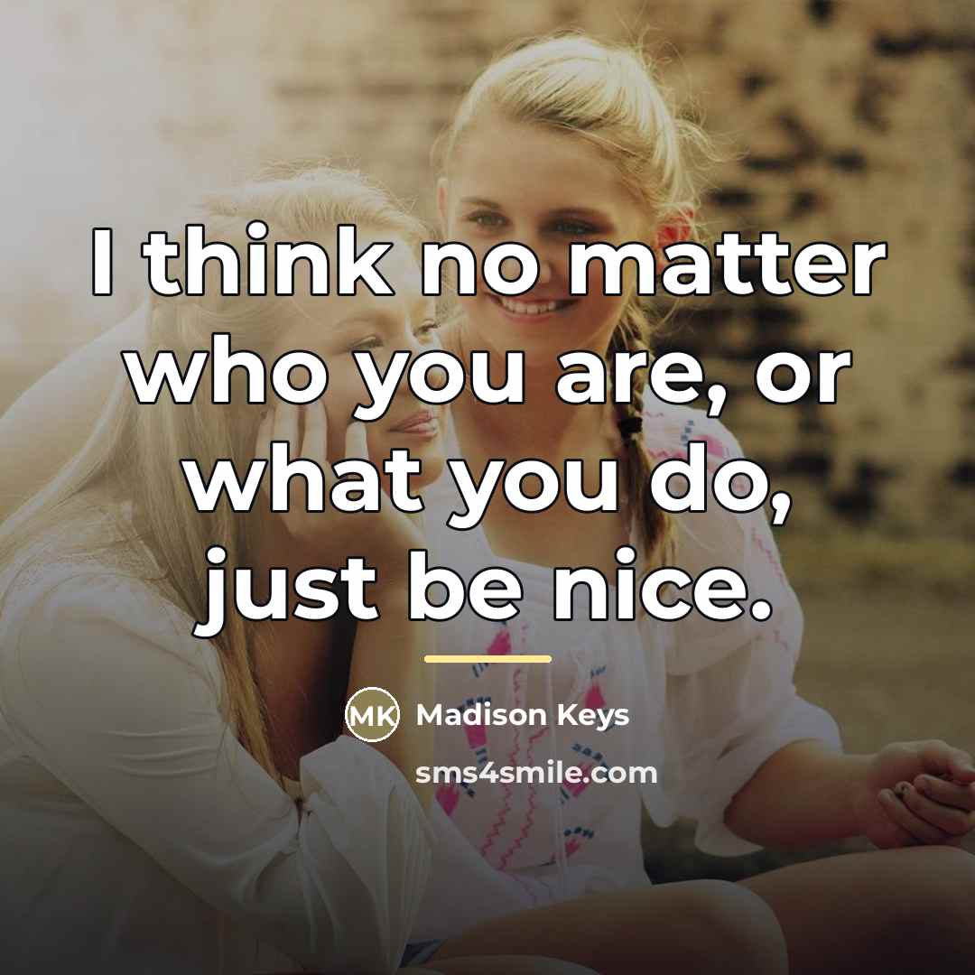“I think no matter who you are, or what you…” quote by Madison Keys