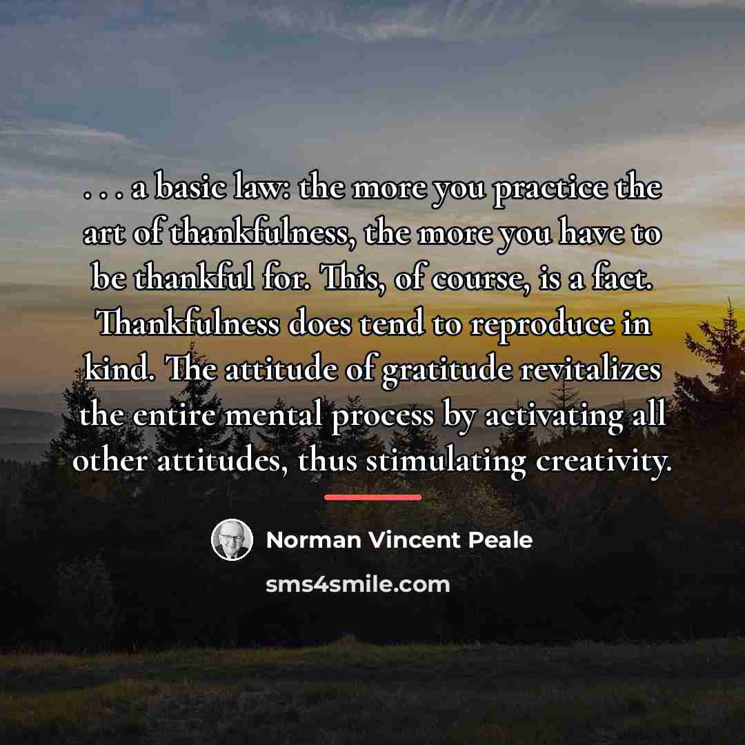 “. . . a basic law: the more you practice…” quote by Norman Vincent Peale