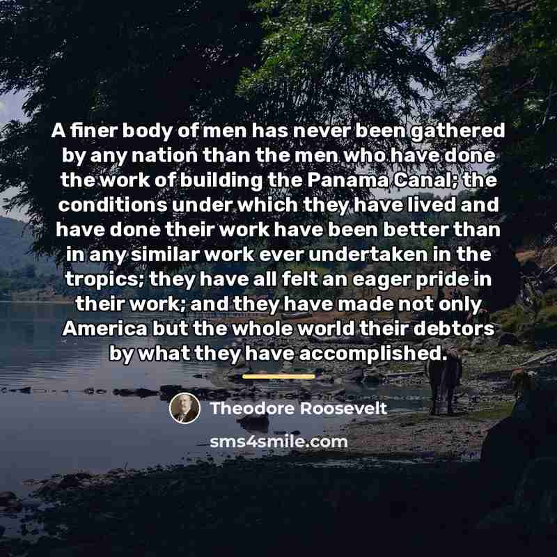 “A finer body of men has never been gathered by…” quote by Theodore Roosevelt