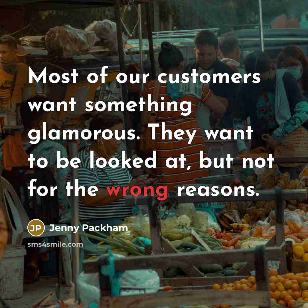 “Most of our customers want something glamorous. They want to…” quote by Jenny Packham