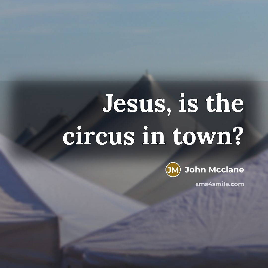 “Jesus, is the circus in town?…” quote by John Mcclane