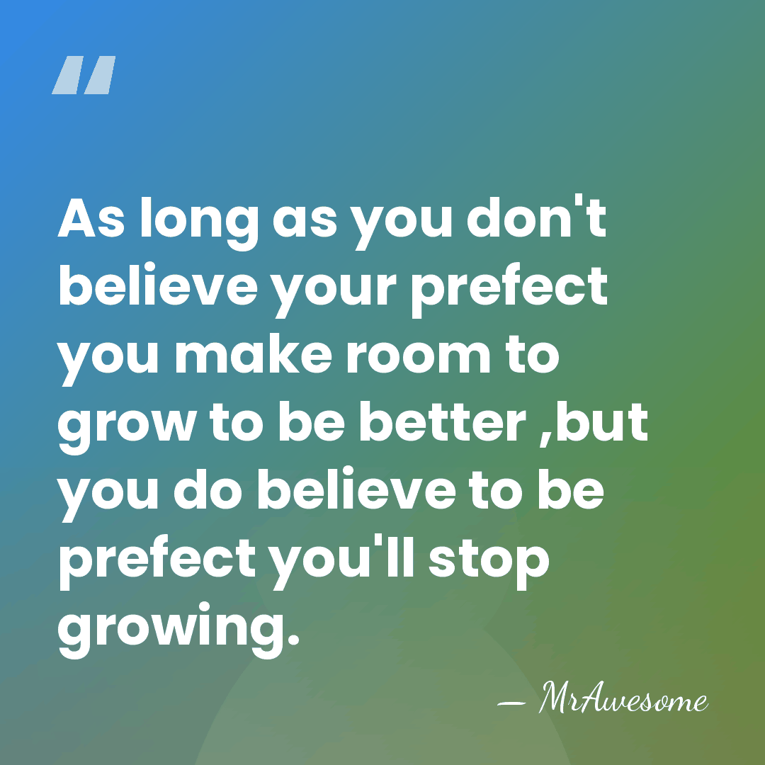 As long as you don't believe your prefect you make room to&hellip; - MrAwesome