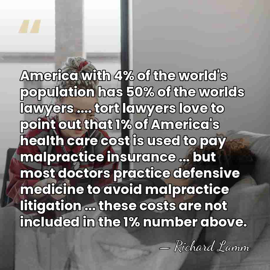 America with 4% of the world's population has 50% of the worlds&hellip; - Richard Lamm