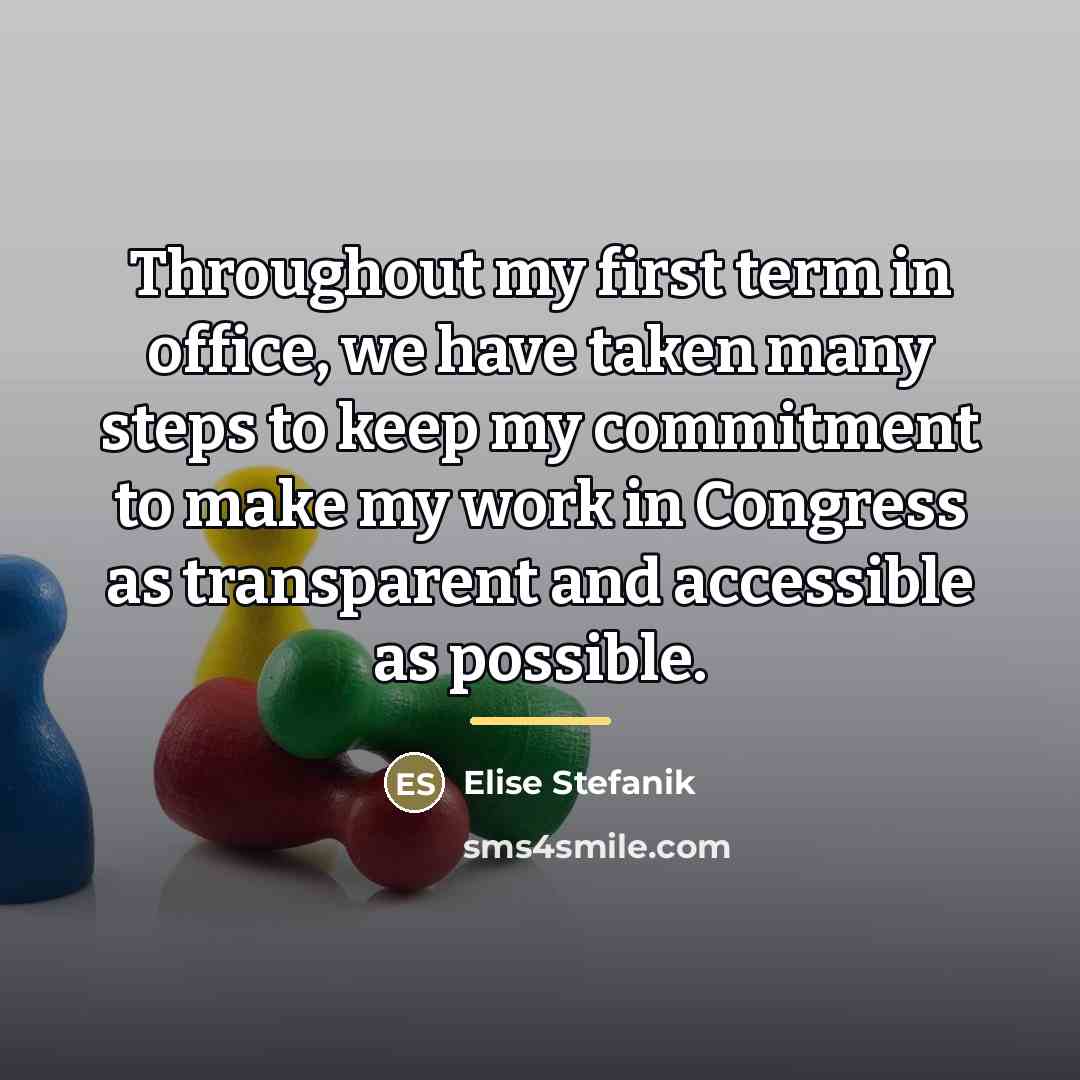 “Throughout my first term in office, we have taken many…” quote by Elise Stefanik