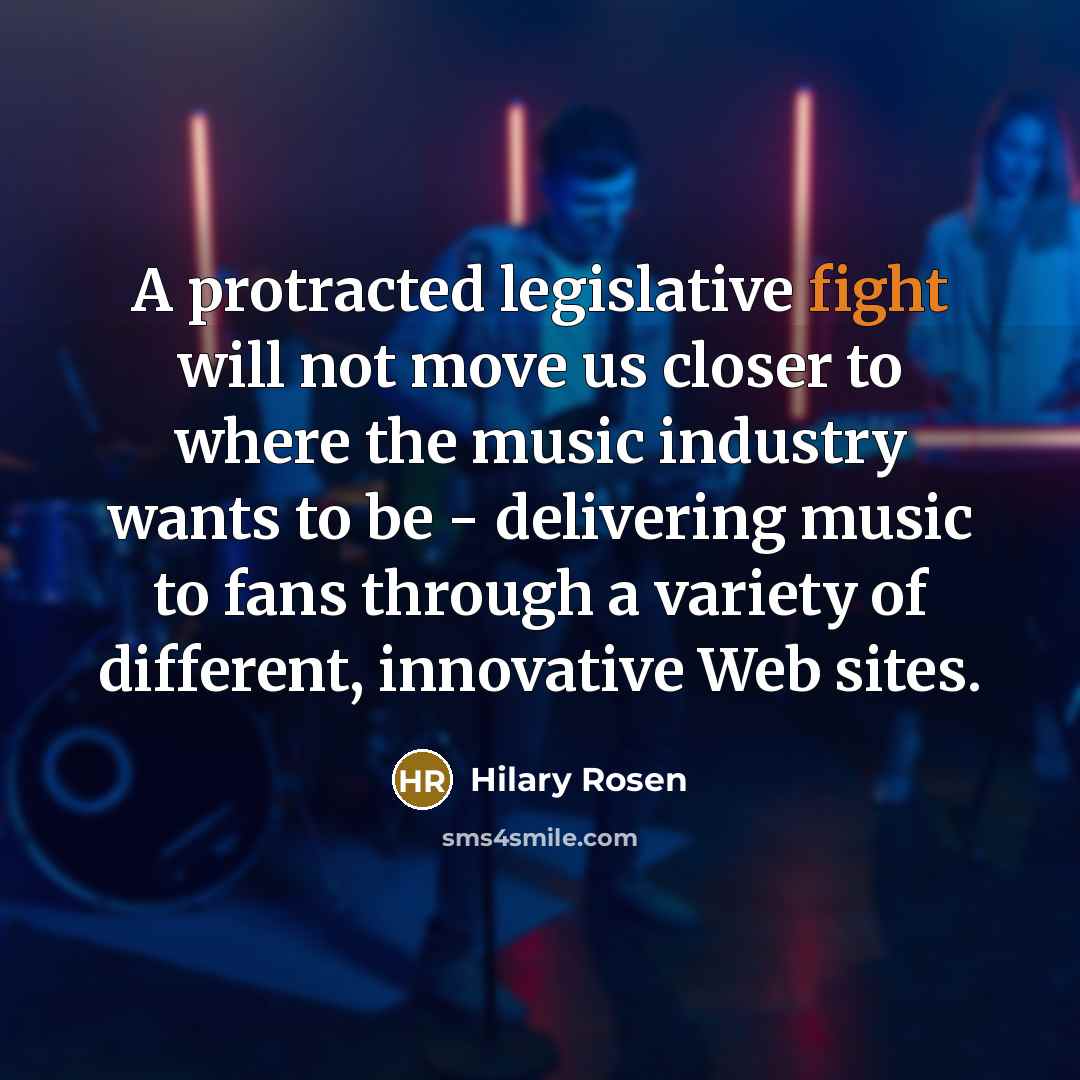 “A protracted legislative fight will not move us closer to…” quote by Hilary Rosen