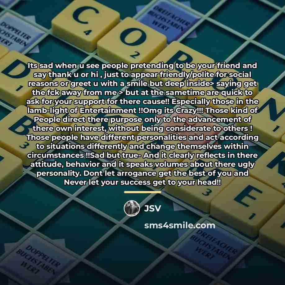 “Its sad when u see people pretending to be your…” quote by JSV