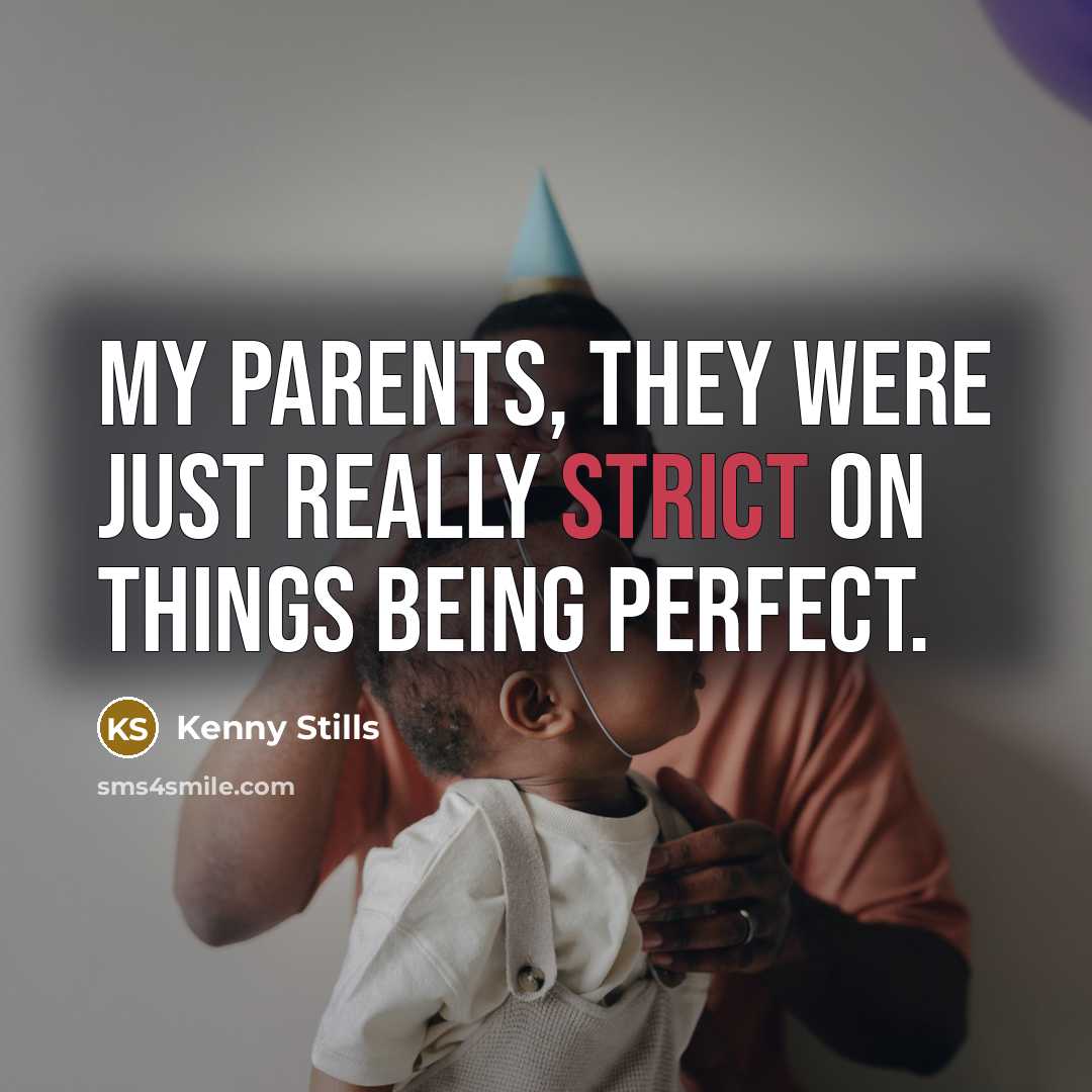 “My parents, they were just really strict on things being…” quote by Kenny Stills