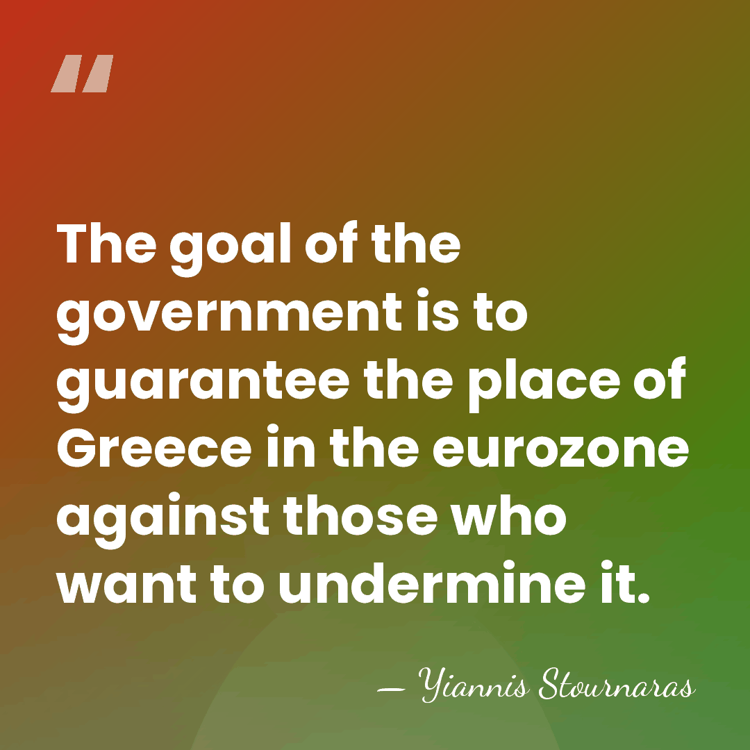 The goal of the government is to guarantee the place of Greece&hellip; - Yiannis Stournaras