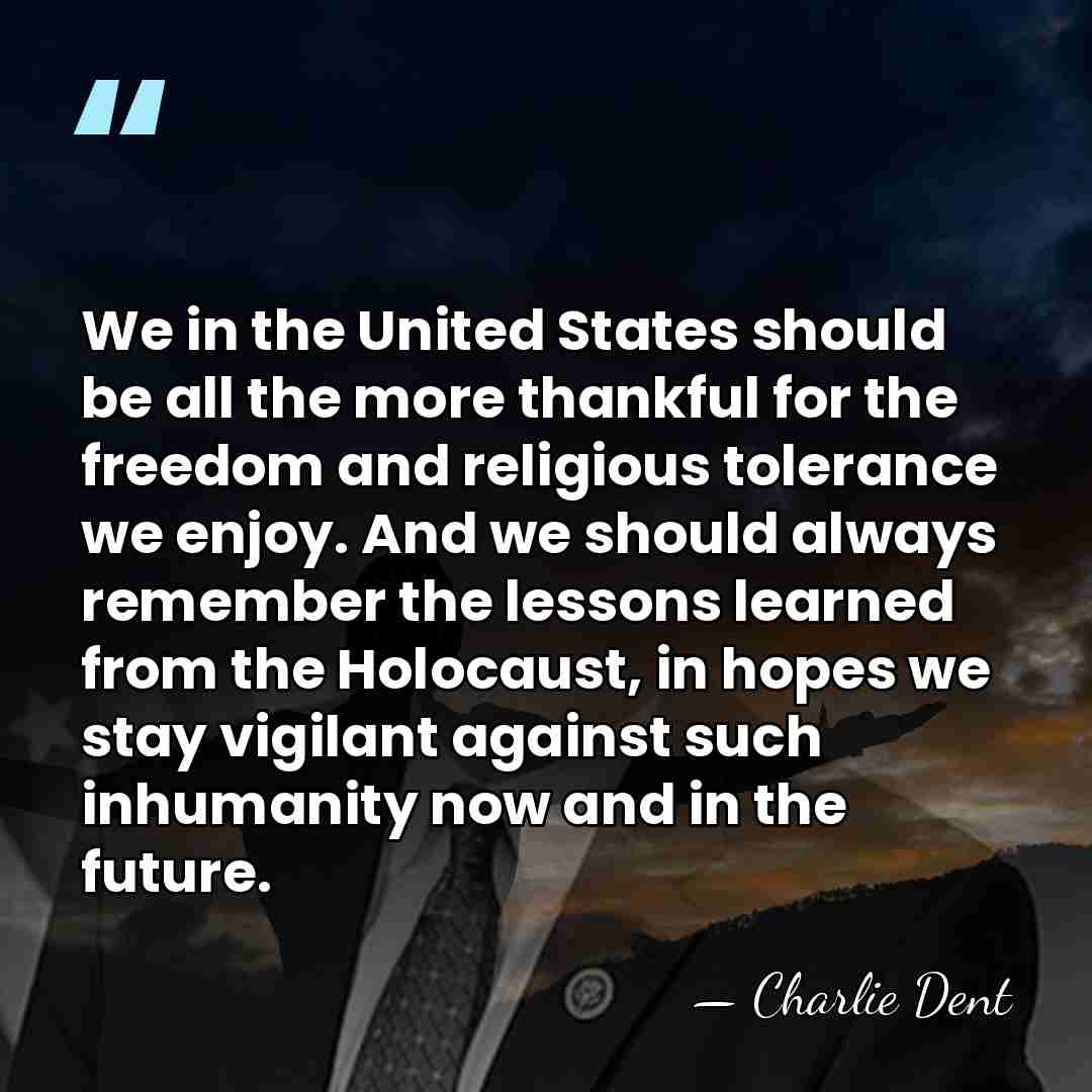 We in the United States should be all the more thankful for&hellip; - Charlie Dent