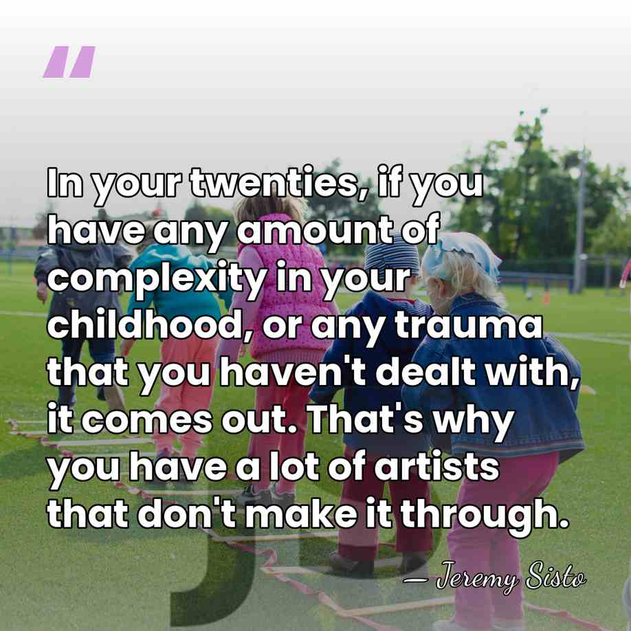 In your twenties, if you have any amount of complexity in your&hellip; - Jeremy Sisto