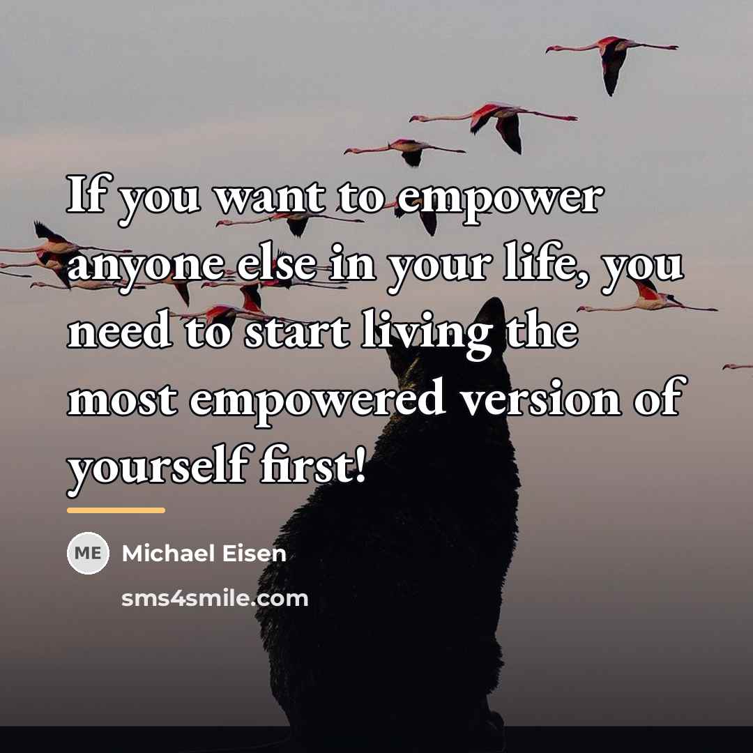 “If you want to empower anyone else in your life,…” quote by Michael Eisen