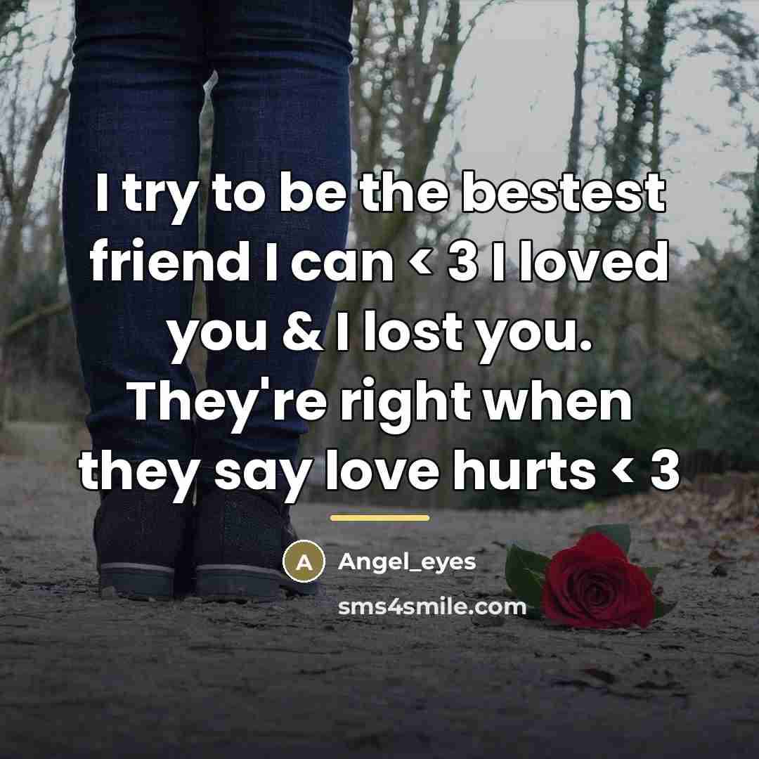 “I try to be the bestest friend I can <…” quote by Angel_eyes