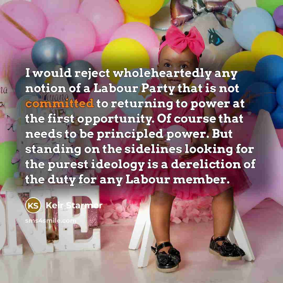 “I would reject wholeheartedly any notion of a Labour Party…” quote by Keir Starmer