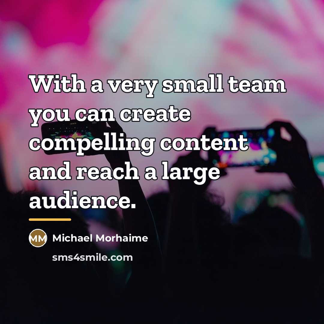 “With a very small team you can create compelling content…” quote by Michael Morhaime