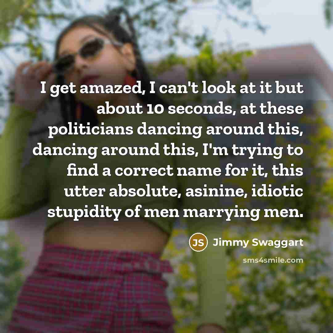 “I get amazed, I can't look at it but about…” quote by Jimmy Swaggart