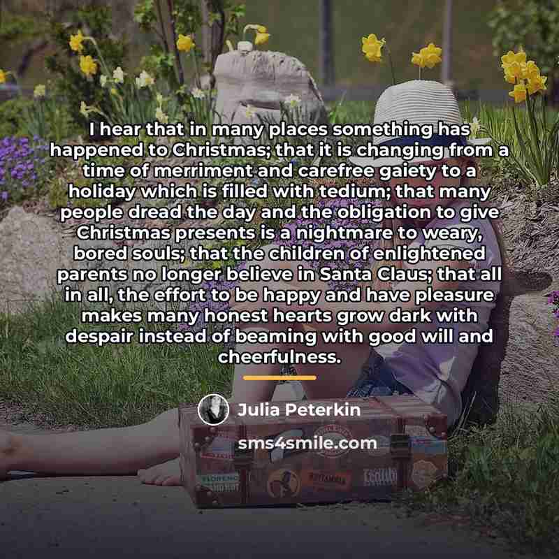 “I hear that in many places something has happened to…” quote by Julia Peterkin