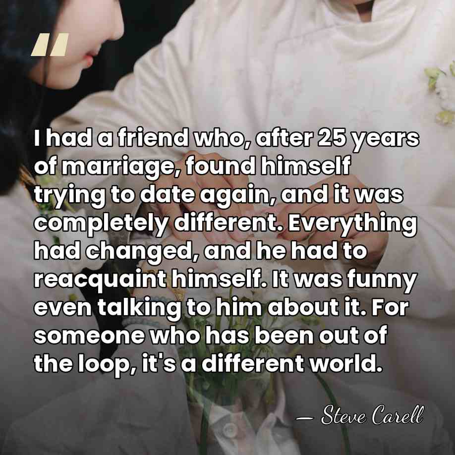 I had a friend who, after 25 years of marriage, found himself&hellip; - Steve Carell