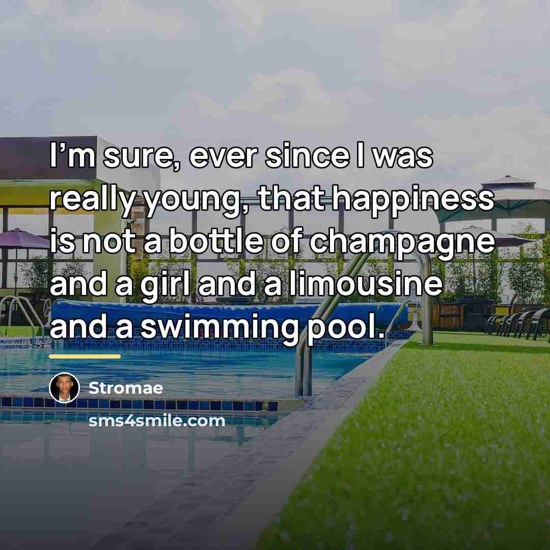 “I'm sure, ever since I was really young, that happiness…” quote by Stromae