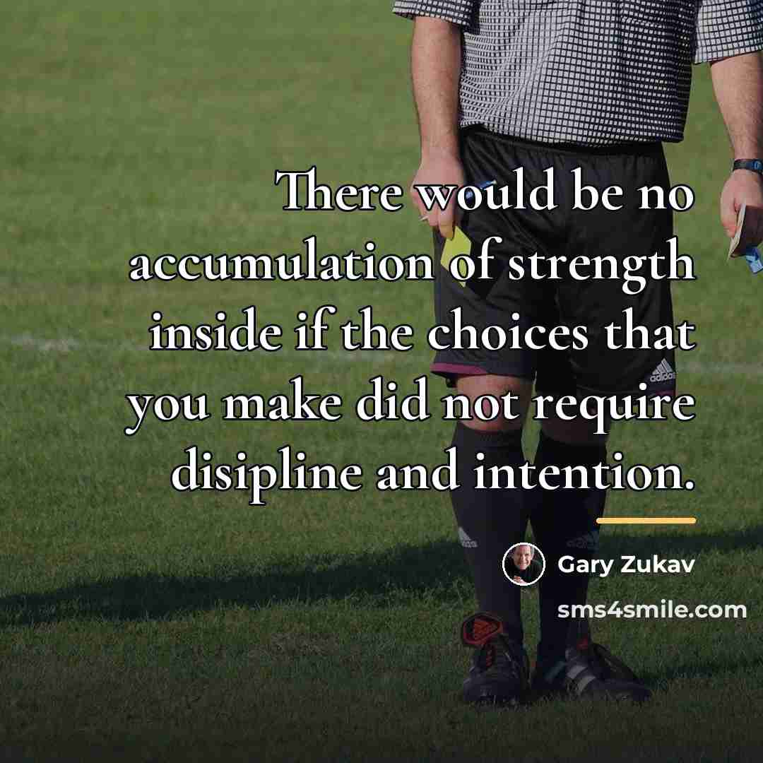 “There would be no accumulation of strength inside if the…” quote by Gary Zukav